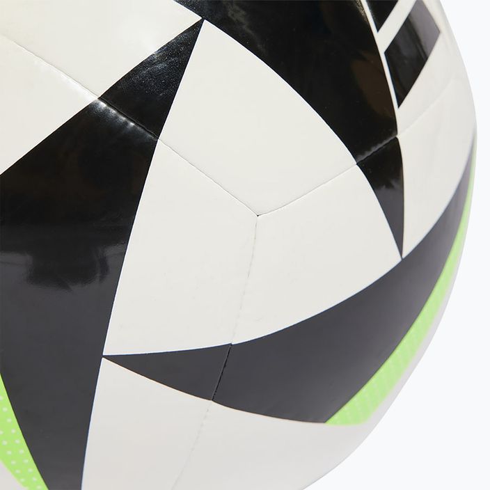 adidas Fussballiebe Club football white/black/solar green size 5 4