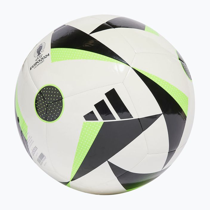 adidas Fussballiebe Club football white/black/solar green size 4 2
