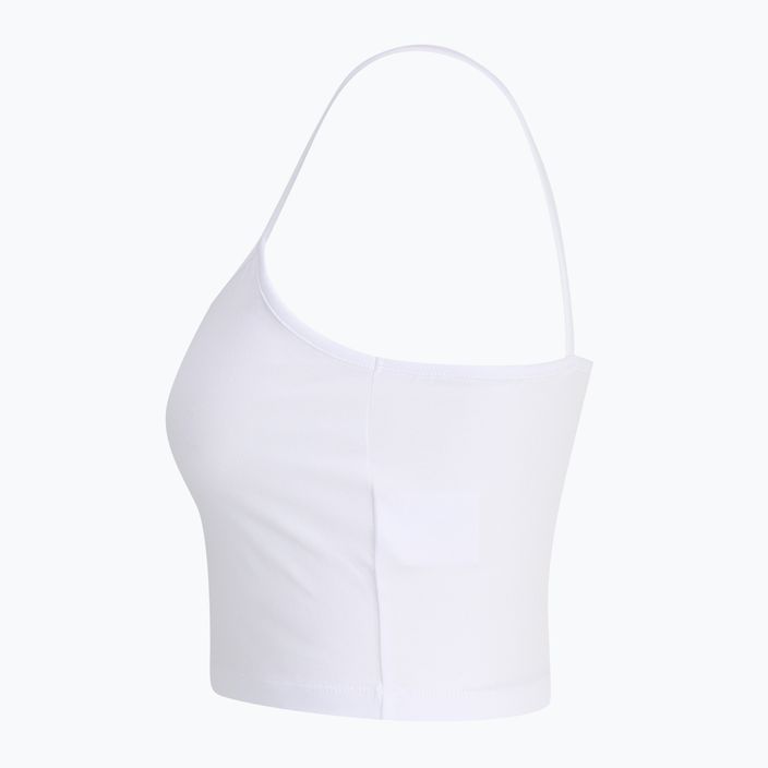 Women's FILA Loni Cropped Spaghetti bright white T-shirt 5
