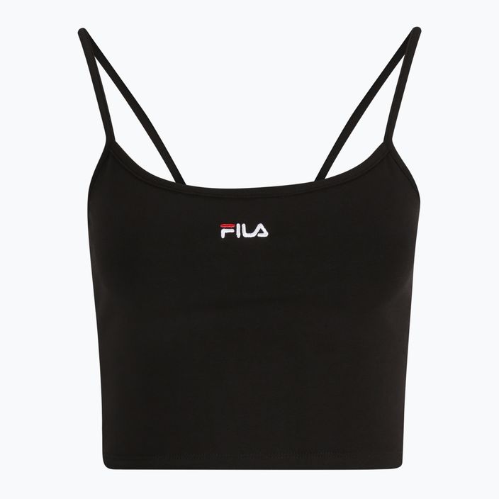 Women's FILA Loni Cropped Spaghetti black T-shirt 5