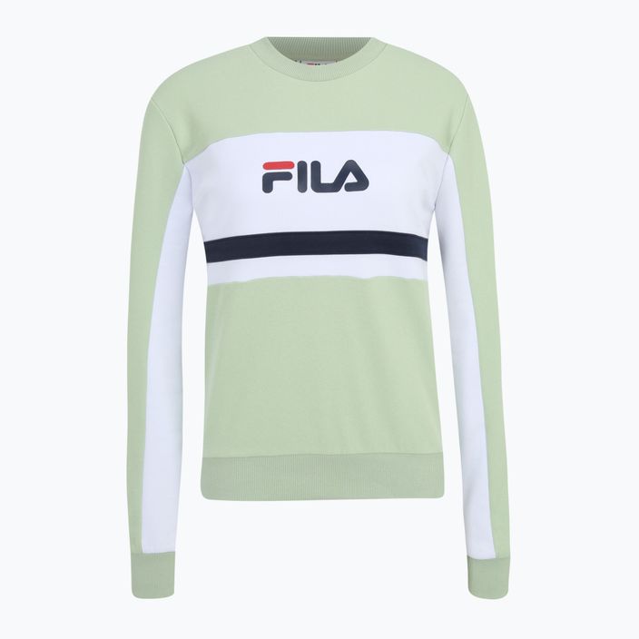 FILA women's sweatshirt Lishui smoke green/bright white 5