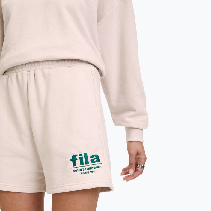 FILA women's shorts Linyi oatmeal melange 4