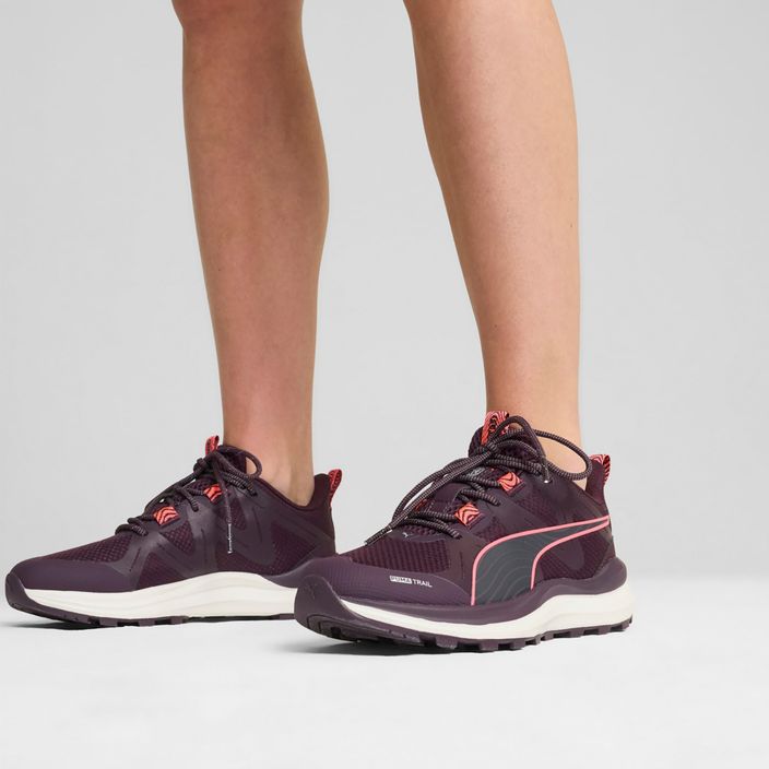 PUMA Reflect Lite Trail midnight plum running shoes 7