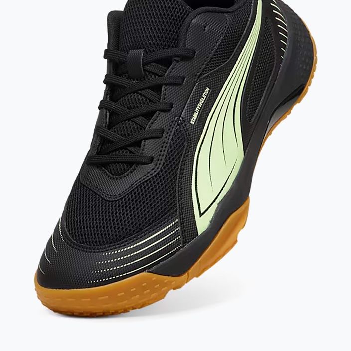 PUMA Solarflash III indoor sports shoe puma black/fizzy apple 5