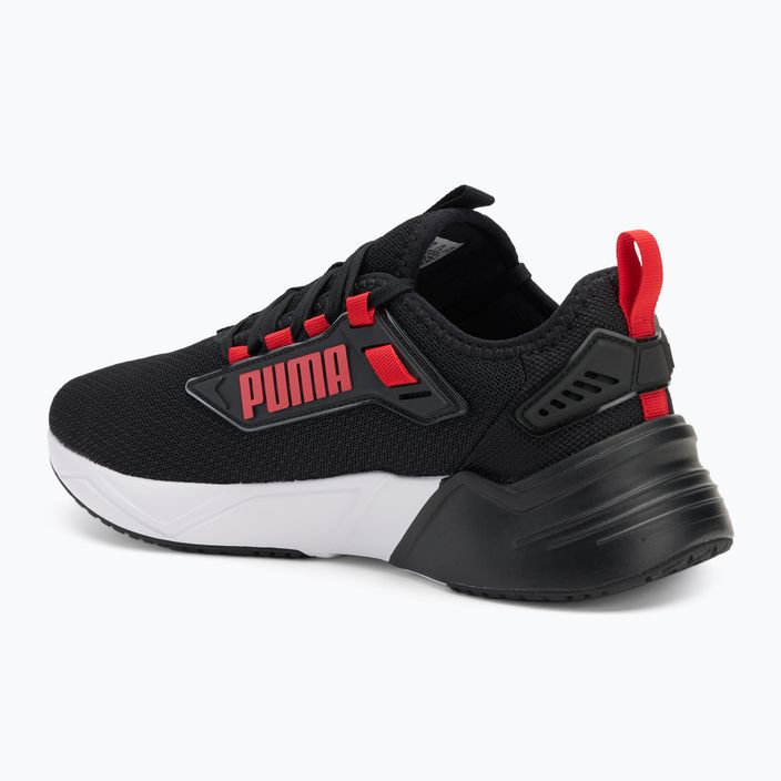 PUMA Retaliate 3 running shoes puma black/for all time red 3