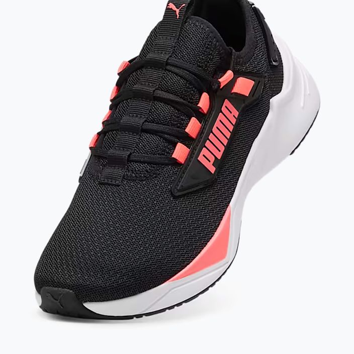 PUMA Retaliate 3 running shoes puma black/puma white/sunset glow 5