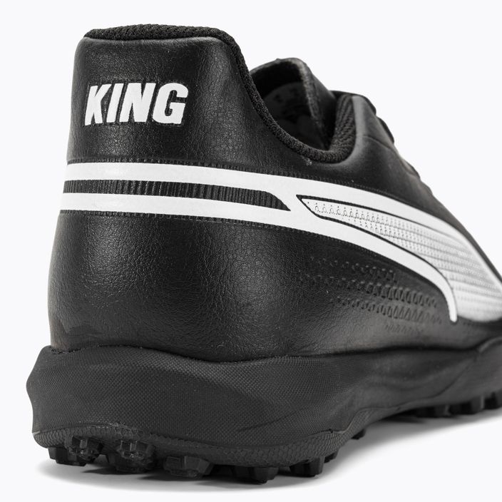 PUMA King Match TT Jr children's football boots puma black/puma white 9