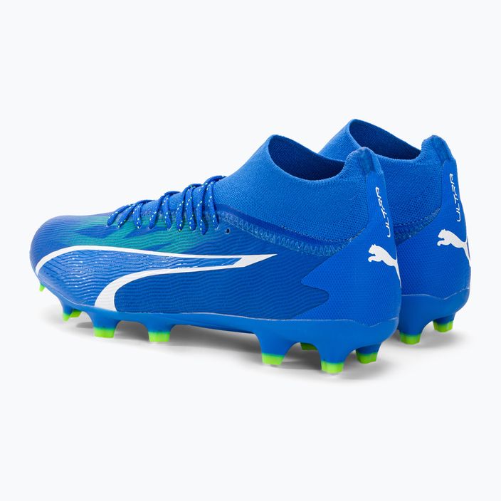 PUMA Ultra Pro FG/AG men's football boots ultra blue/puma white/pro green 3