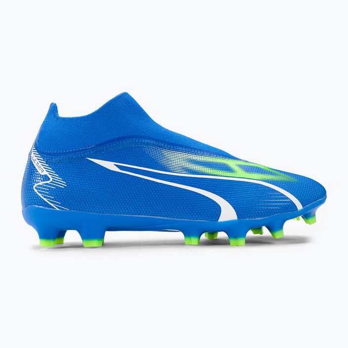 PUMA men's football boots Ultra Match+ Ll FG/AG ultra blue/puma white/pro green 2