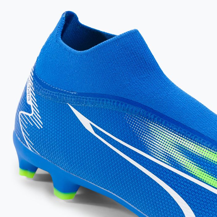 PUMA men's football boots Ultra Match+ Ll FG/AG ultra blue/puma white/pro green 8