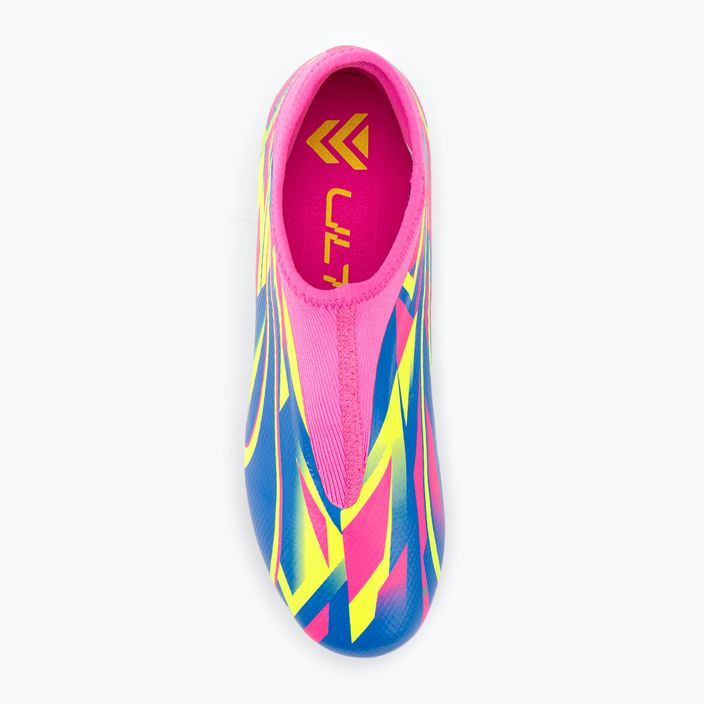 PUMA Ultra Match Ll Energy FG/AG Jr children's football boots luminous pink/ultra blue/yellow alert 6