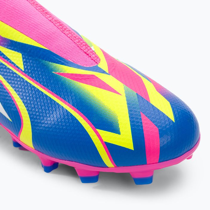 PUMA Ultra Match Ll Energy FG/AG Jr children's football boots luminous pink/ultra blue/yellow alert 7