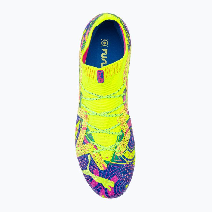 PUMA Future Ultimate Energy FG/AG men's football boots ultra blue/yellow alert/luminous pink 6