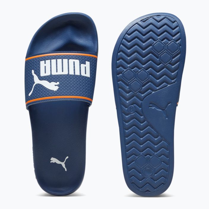 PUMA Leadcat 2.0 slides persian blue/puma white/pumpkin pie 4