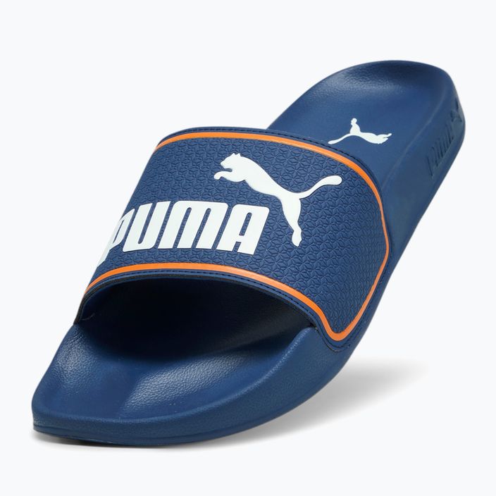 PUMA Leadcat 2.0 slides persian blue/puma white/pumpkin pie 5