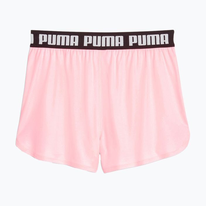 Women's training shorts PUMA Train All Day Knit 3" coral ice/puma black 2