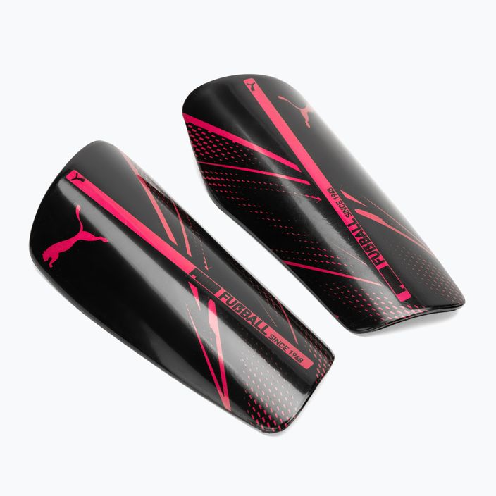 PUMA Attacanto Sleeve shin guards puma black/poison pink 3