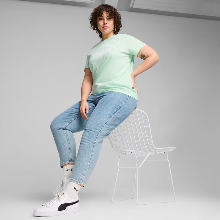 Women's PUMA ESS Logo Tee fresh mint 4