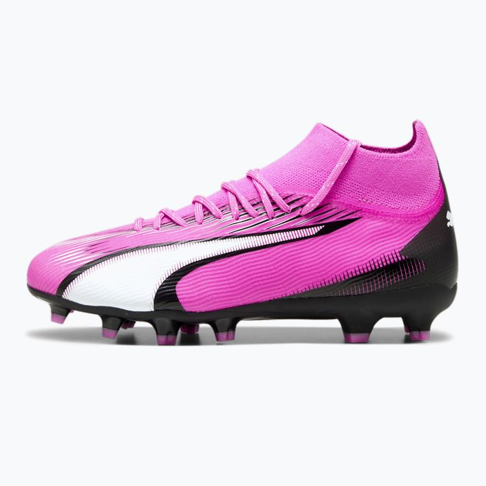 PUMA Ultra Pro FG/AG Jr poison pink/puma white/puma black children's football boots 8