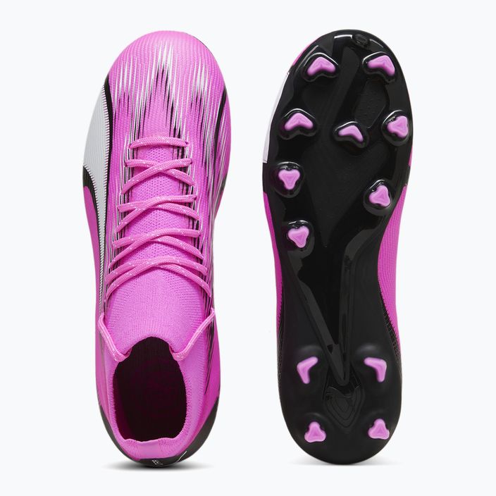 PUMA Ultra Pro FG/AG Jr poison pink/puma white/puma black children's football boots 11