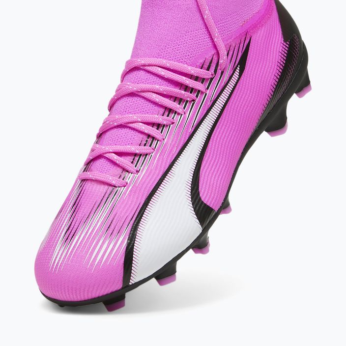 PUMA Ultra Pro FG/AG Jr poison pink/puma white/puma black children's football boots 12