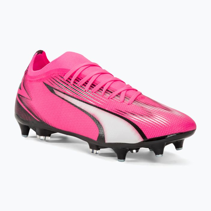 PUMA Ultra Match MxSG football boots poison pink/puma white/puma black