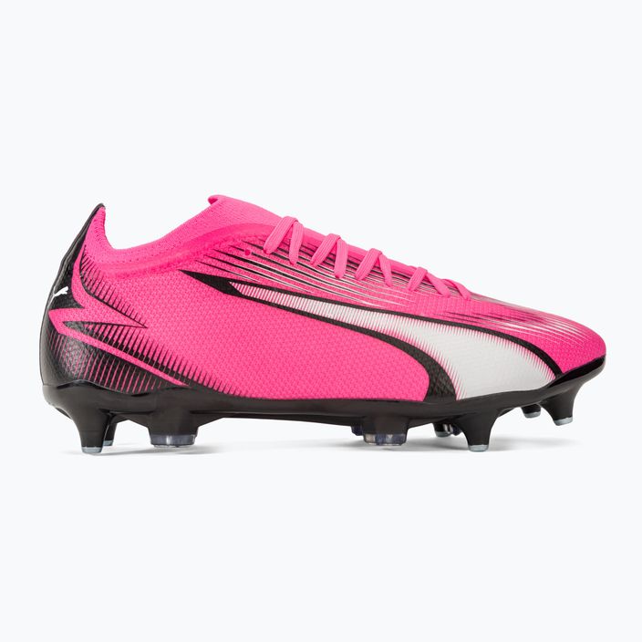 PUMA Ultra Match MxSG football boots poison pink/puma white/puma black 2