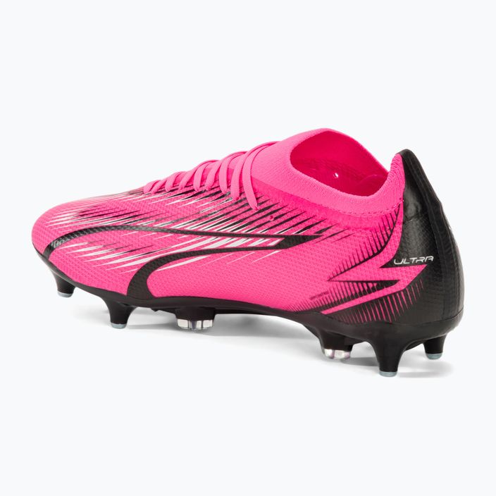 PUMA Ultra Match MxSG football boots poison pink/puma white/puma black 3