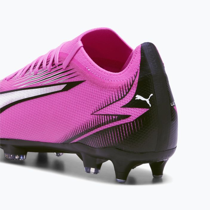 PUMA Ultra Match MxSG football boots poison pink/puma white/puma black 13
