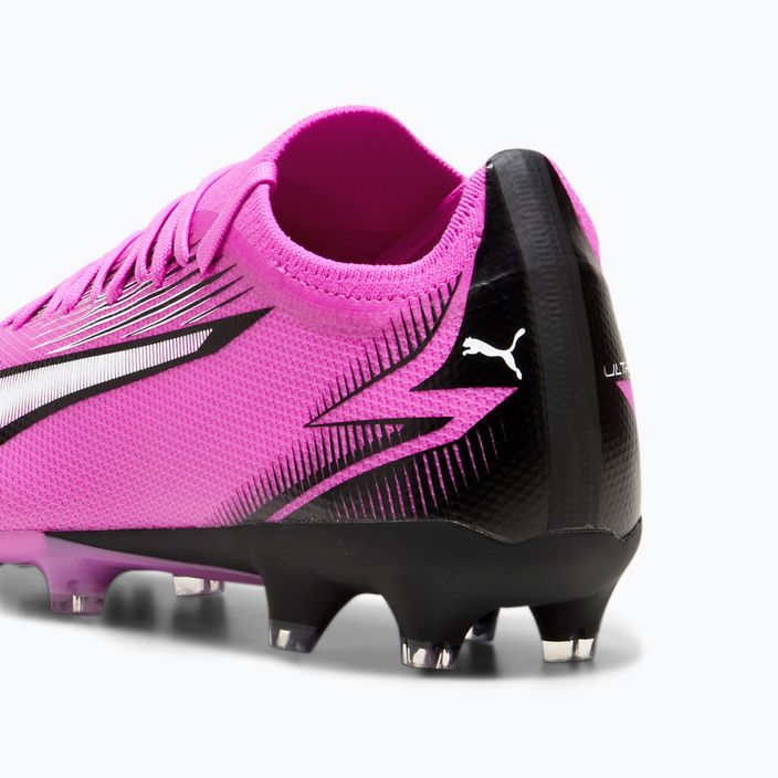 PUMA Ultra Match FG/AG football boots poison pink/puma white/puma black 13