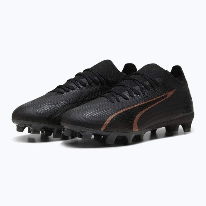 PUMA Ultra Match FG/AG football boots puma black/copper rose 10