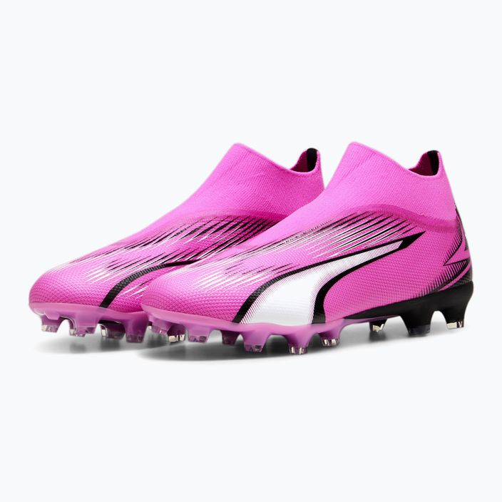 PUMA Ultra Match + LL FG/AG poison pink/puma white/puma black football boots 10
