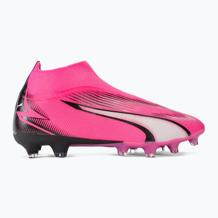 PUMA Ultra Match + LL FG/AG poison pink/puma white/puma black football boots 2