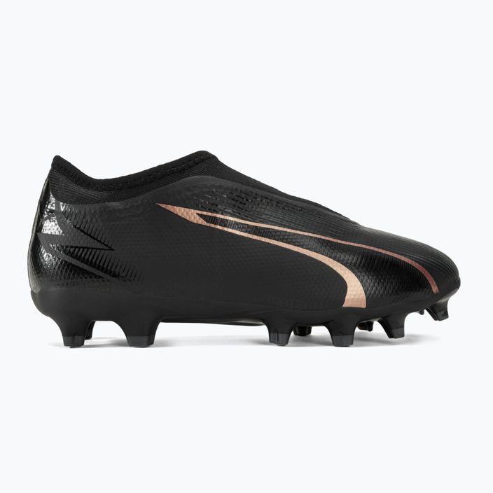 PUMA Ultra Match LL FG/AG Jr children's football boots puma black/copper rose 2