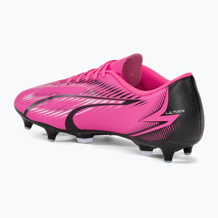 PUMA Ultra Play MxSG football boots poison pink/puma white/puma black 3