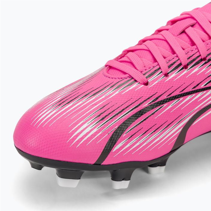 PUMA Ultra Play FG/AG Jr poison pink/puma white/puma black children's football boots 7