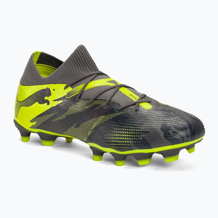 PUMA Future 7 Match Rush FG/AG strong grey/cool dark grey/electric lime football boots