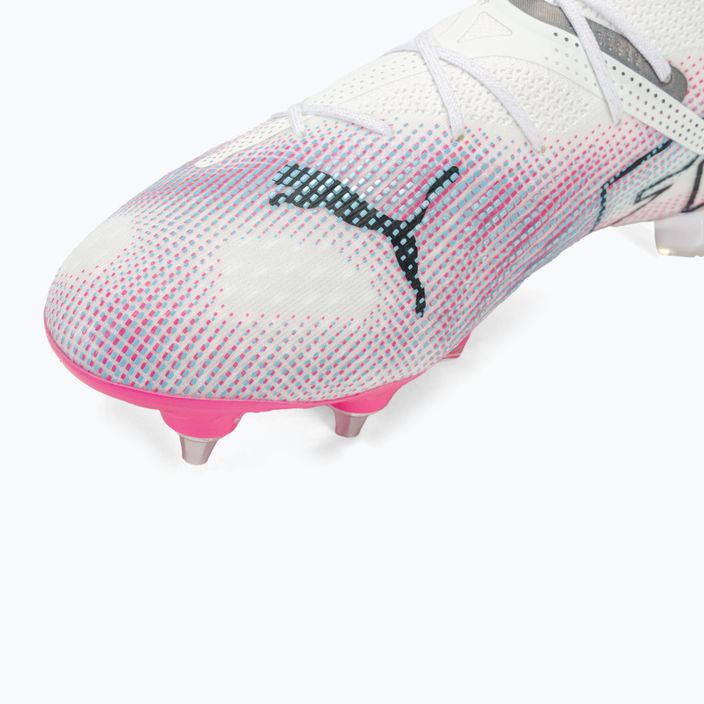 PUMA Future 7 Ultimate MxSG football boots puma white/puma black/poison pink 7