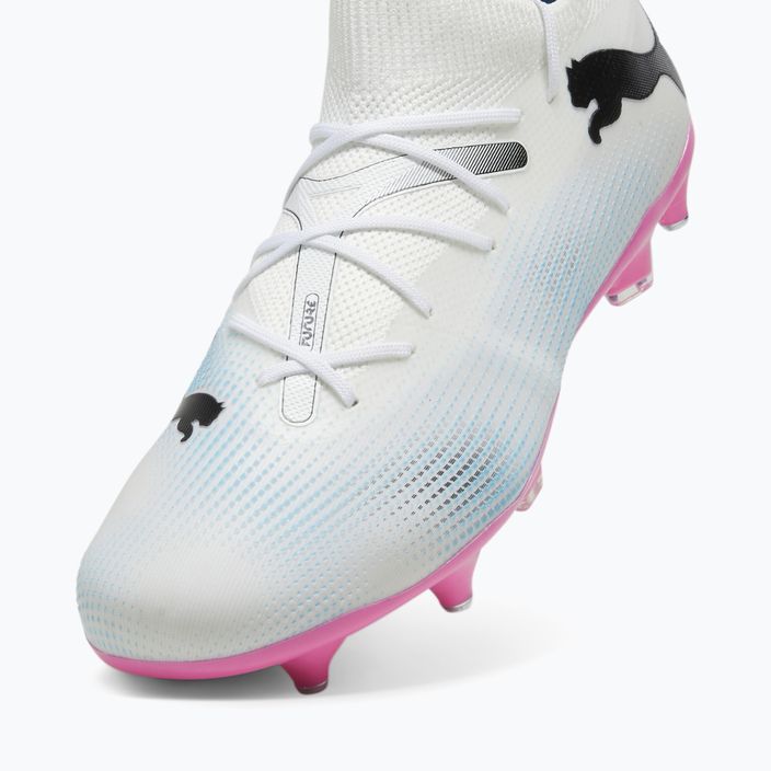PUMA Future 7 Match MxSG football boots puma white/puma black/poison pink 12