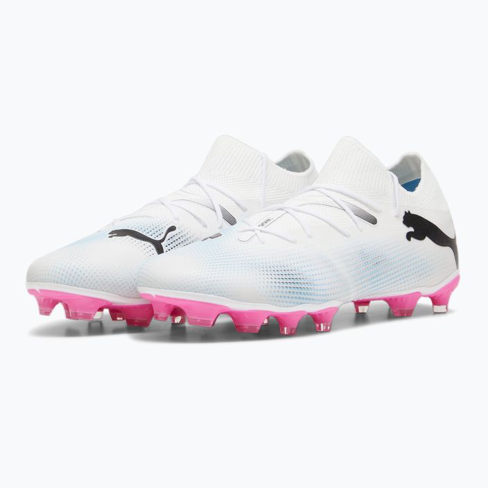 PUMA Future 7 Match FG/AG football boots puma white/puma black/poison pink 10