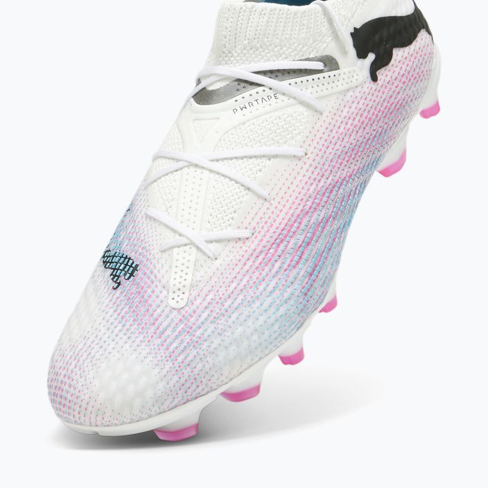 PUMA Future 7 Pro+ FG/AG football boots puma white/puma black/poison pink 12