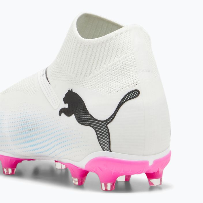 PUMA Future 7 Match+ LL FG/AG football boots puma white/puma black/poison pink 13