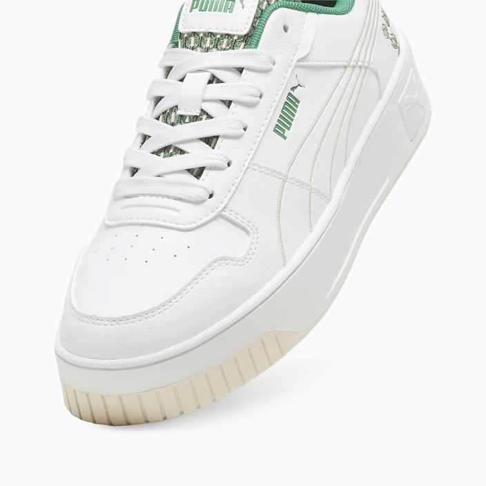 PUMA Carina Street Blossom women's shoes puma white/sugared almond/archive green 5