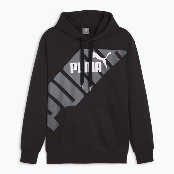 Men's PUMA Power Graphic Hoodie TR puma black