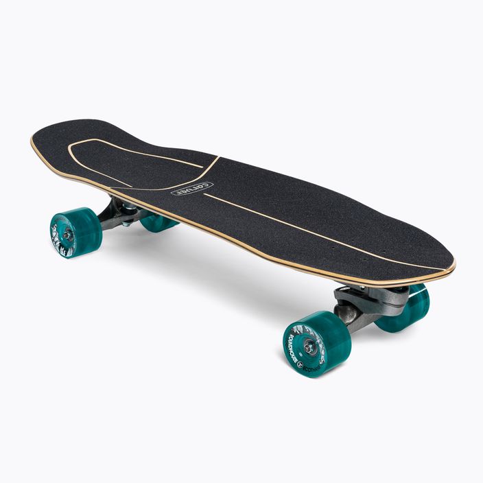 Carver C7 Raw 32" Super Surfer 2020 Complete surfskate skateboard black and blue 2