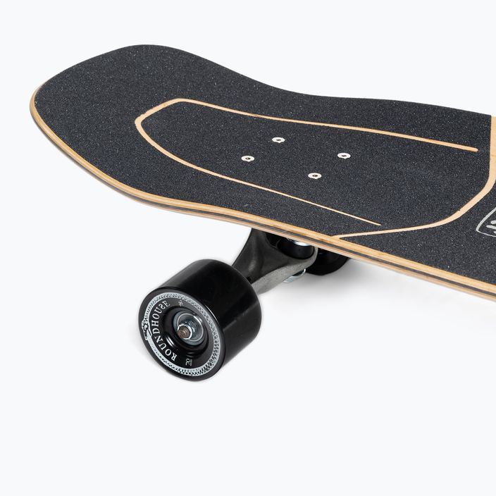 Surfskate skateboard Carver CX Raw 31.25" Super Slab 2021 Complete black/yellow C1012011099 6