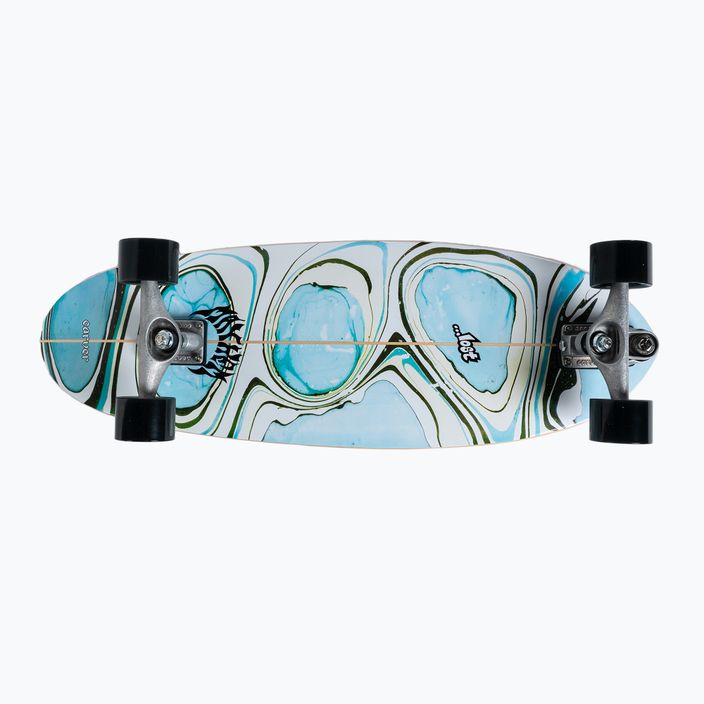 Surfskate skateboard Carver Lost C7 Raw 32" Quiver Killer 2021 Complete blue and white L1013011107