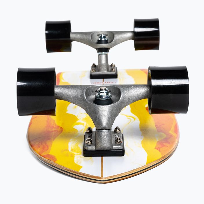 Surfskate skateboard Carver CX Raw 30.25" Firefly 2022 Complete orange and white C1012011136 5