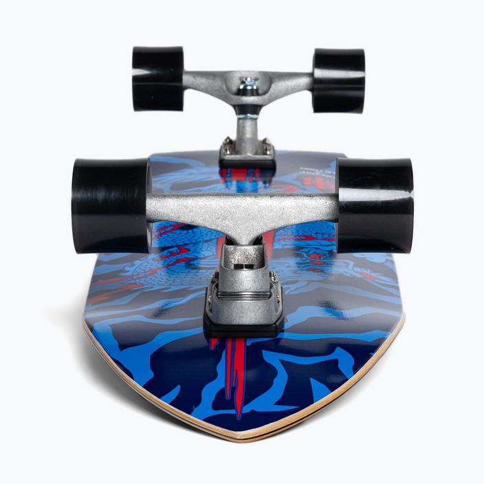 Surfskate skateboard Carver C7 Raw 34" Kai Dragon 2022 Complete blue and red C1013011143 5