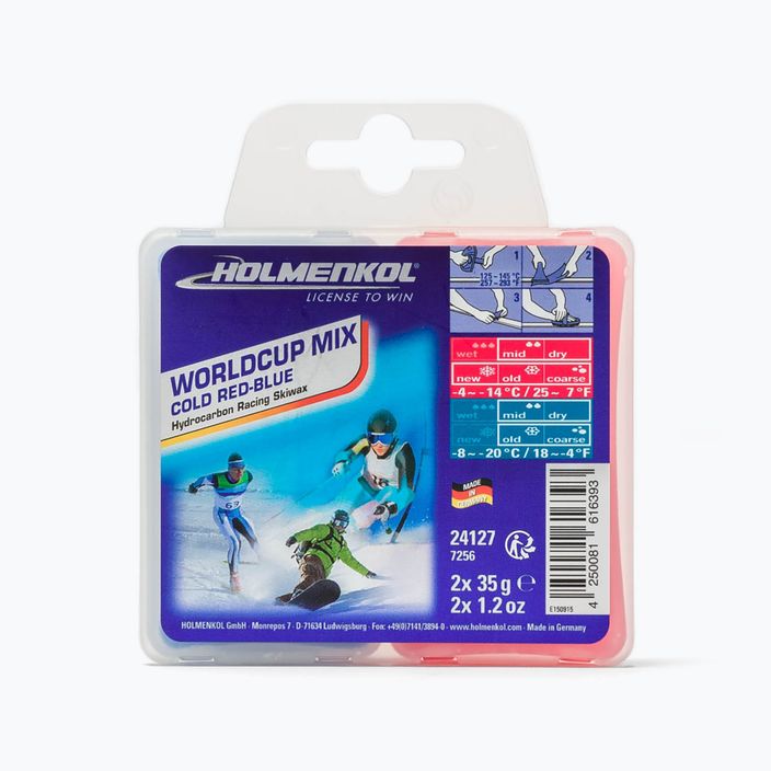 HOLMENKOL World Cup Mix 2x35g ski grease 24127